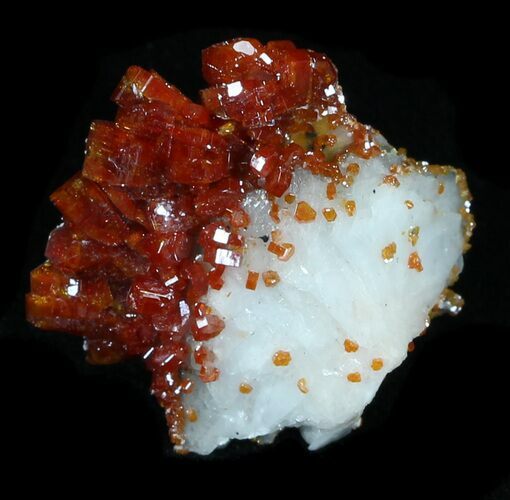 Bargain Red Vanadinite Crystal Cluster - Morocco #32337